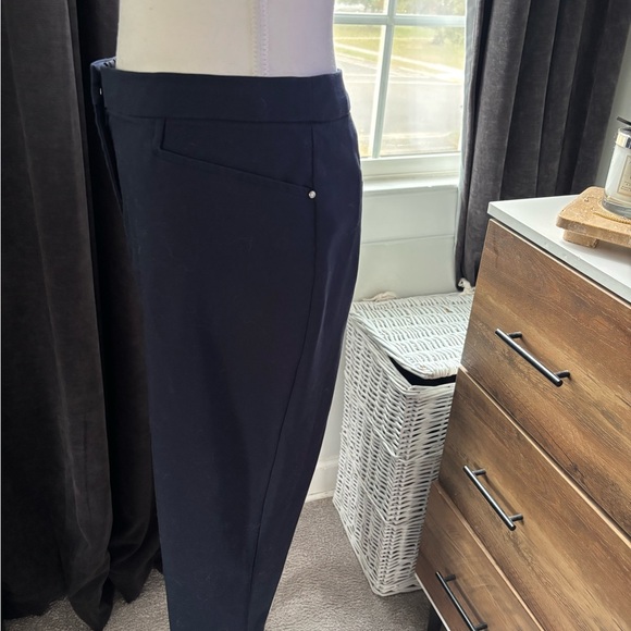 Rafaella Navy Ankle Pants - Picture 3 of 7